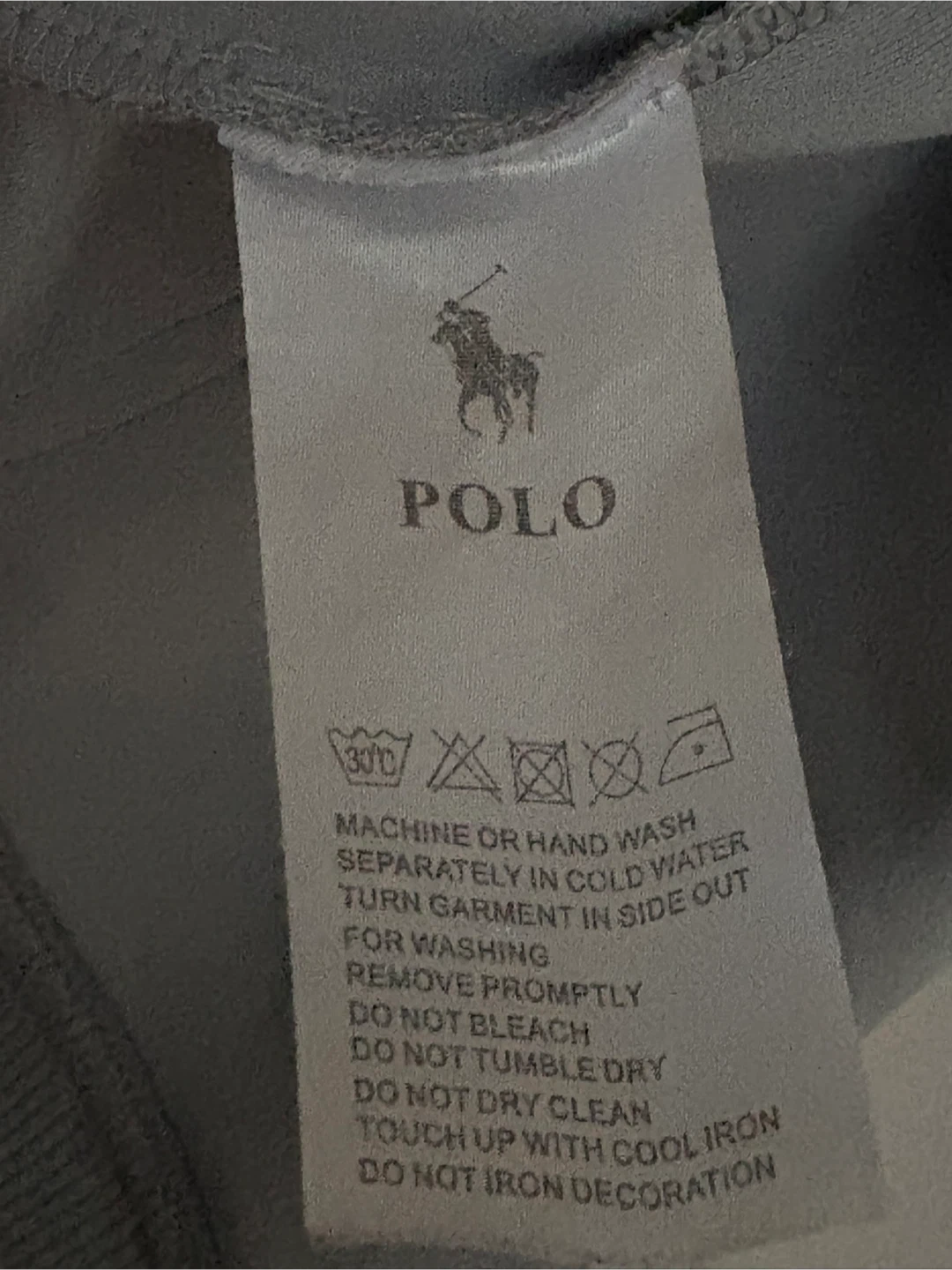 Grey Polo Ralph Lauren Zip-Up Hoodie - photo 4