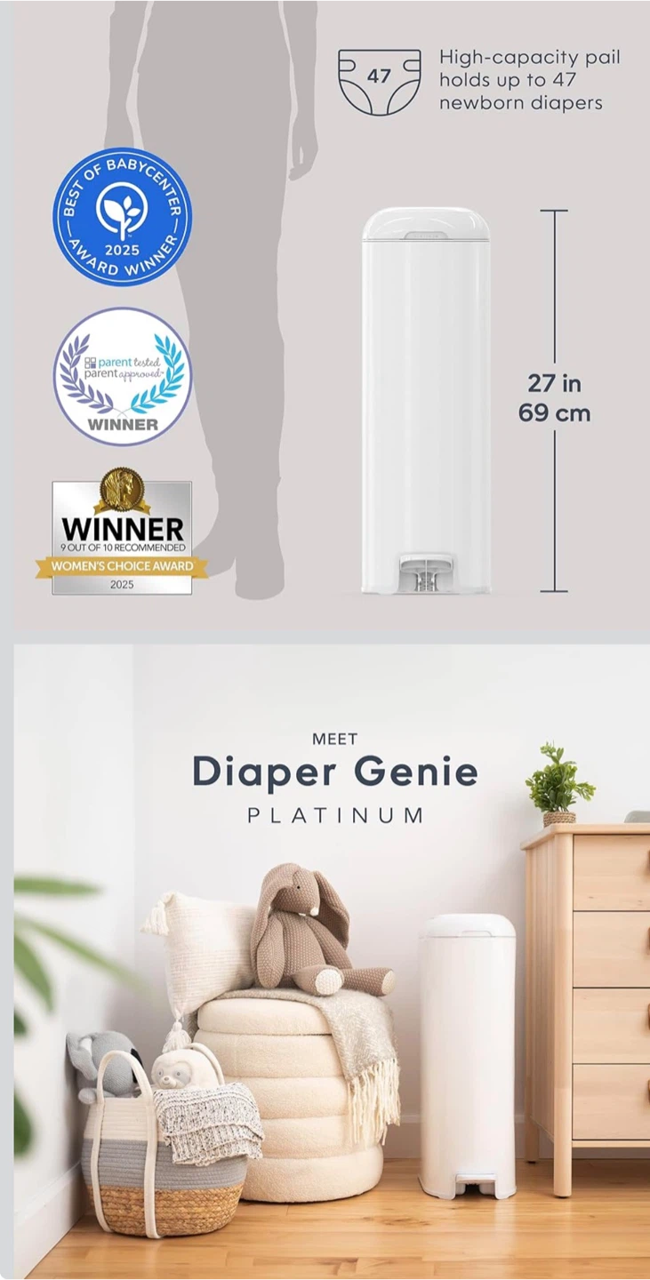 Diaper Genie Platinum Diaper Disposal System - photo 2