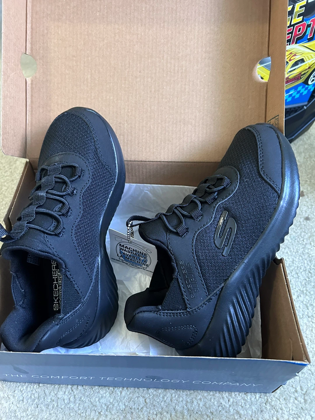 Skechers Hands Free Slip-ins Kids Shoes - Black - Size 13