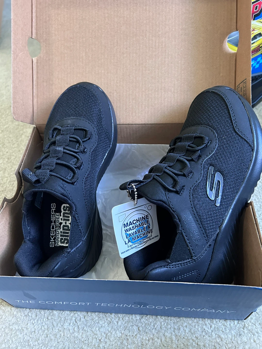 Skechers Hands Free Slip-ins Kids Shoes - Black - Size 13 - photo 2