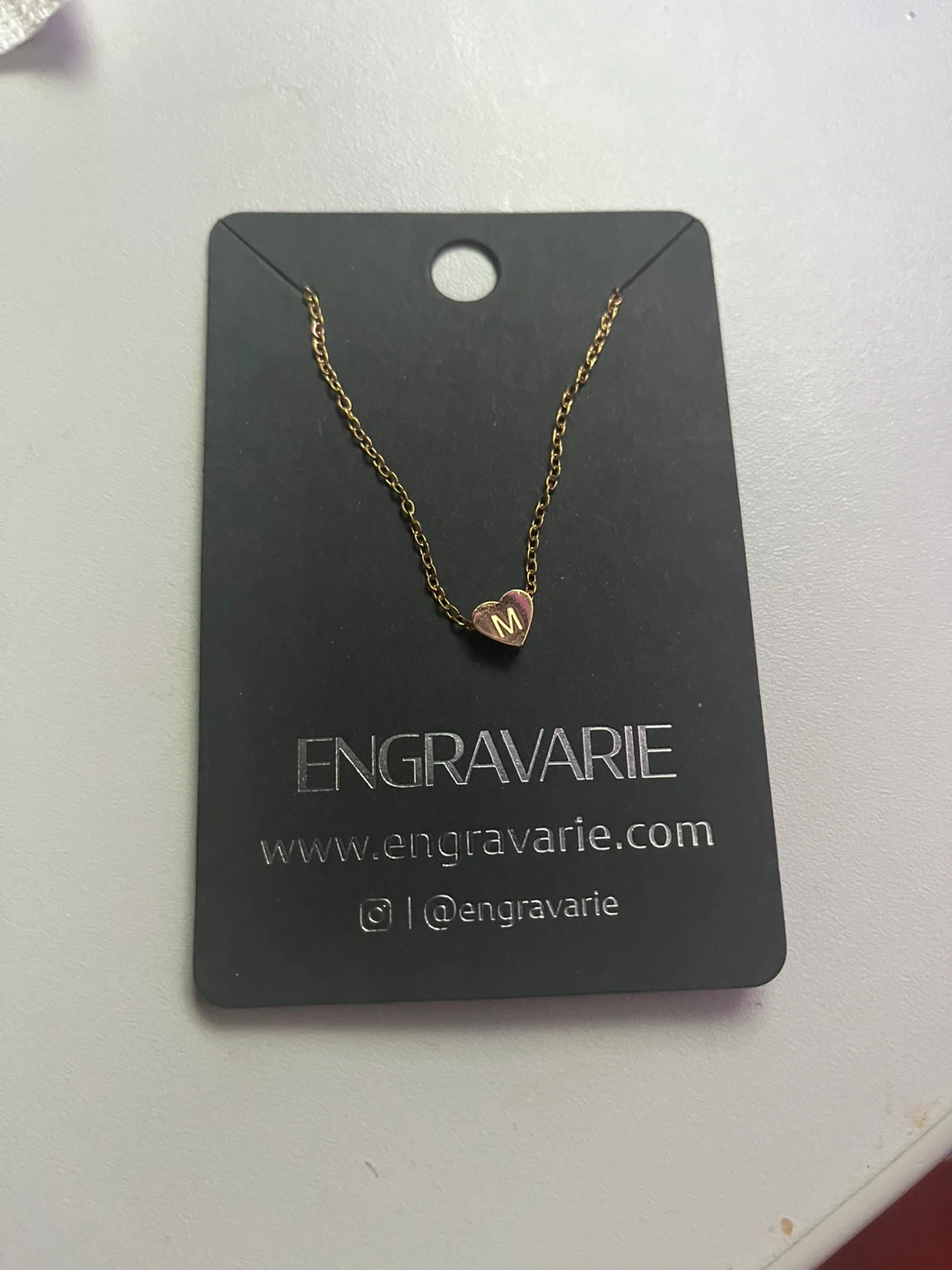 Engravarie Heart Pendant Necklace (M)