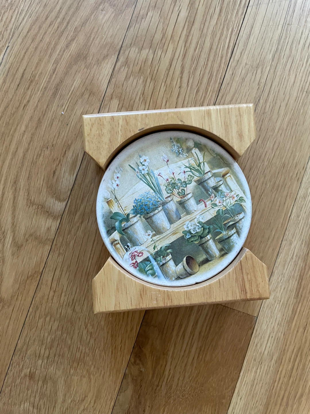 Coasters with Floral Design Set 🏆