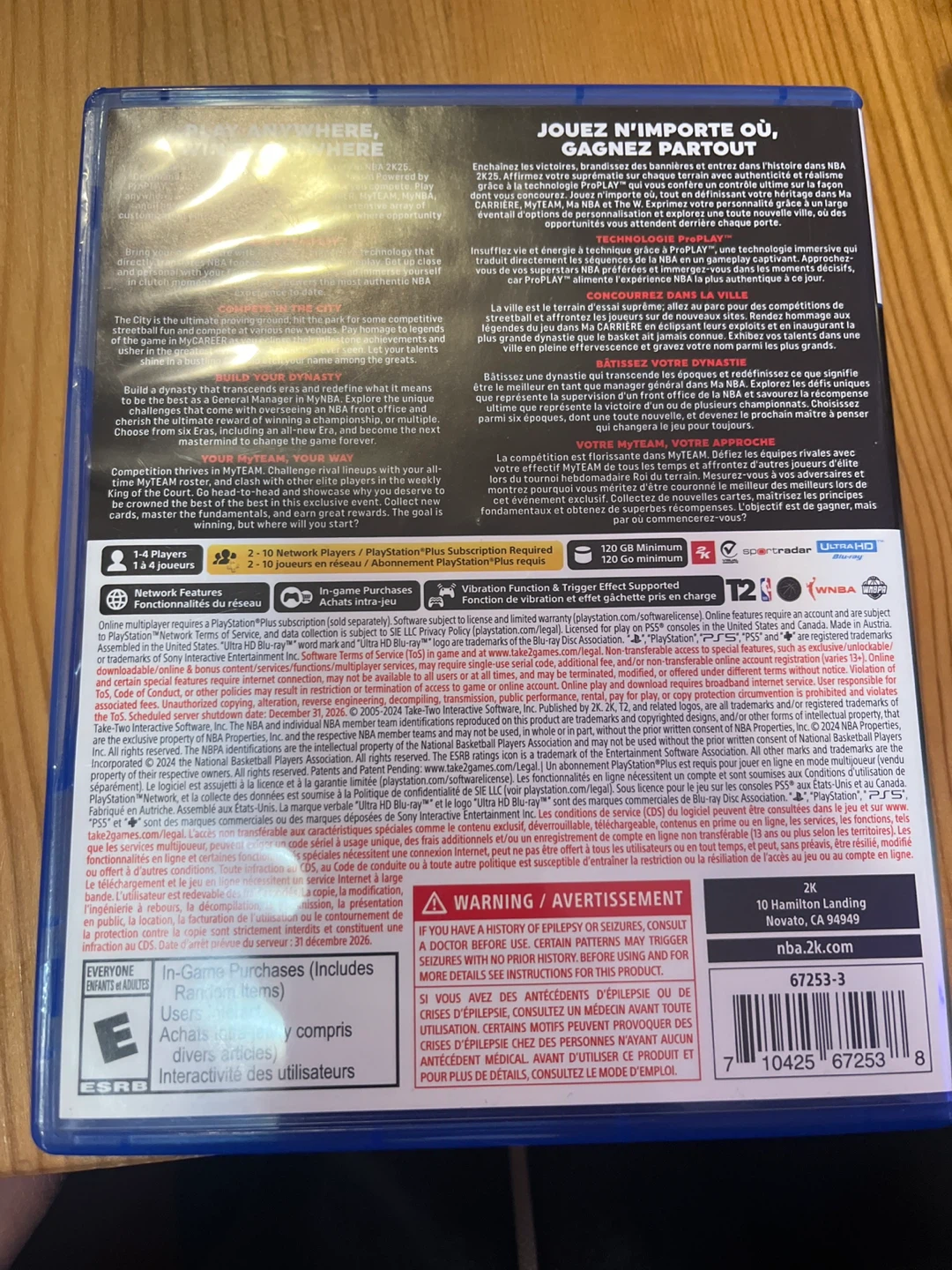 NBA 2K25 PS5 Video Game - photo 3
