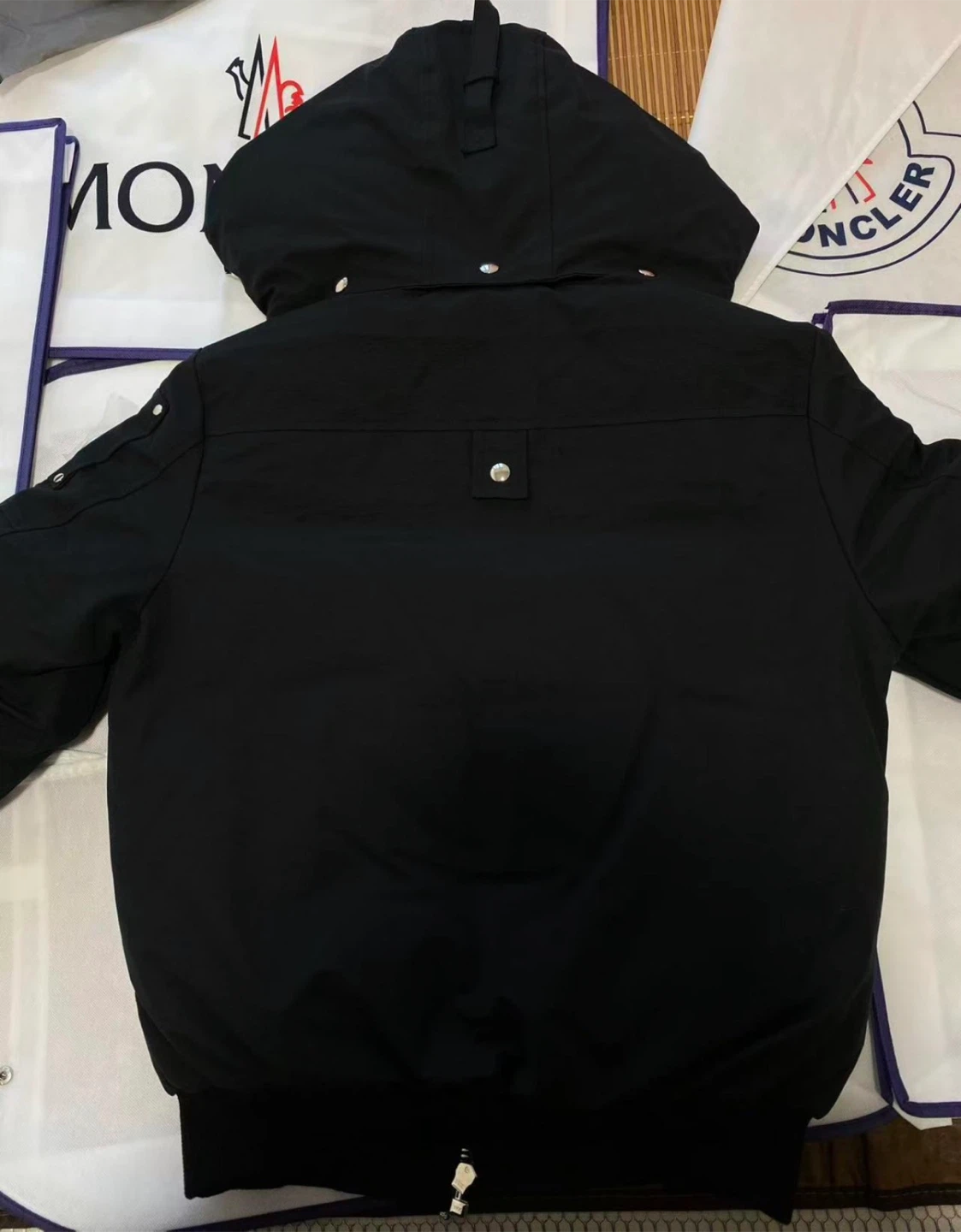 Moose Knuckles Black Down Filled Parka Jacket - photo 3
