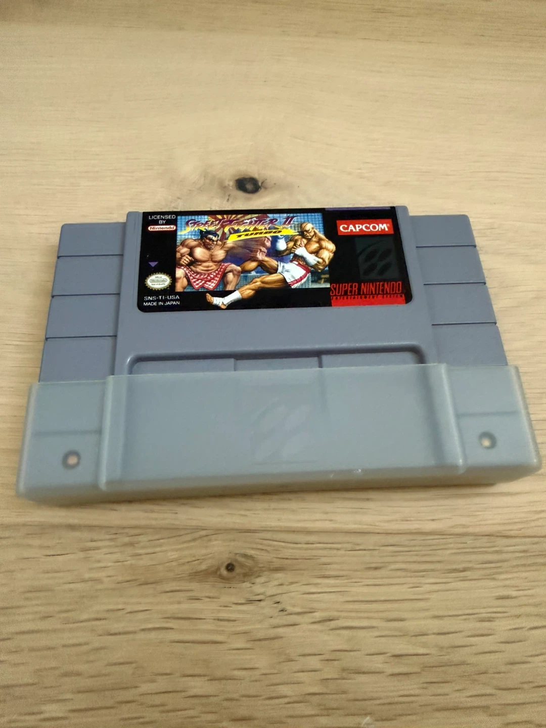 Super Nintendo Street Fighter II SNES Game Cartridge