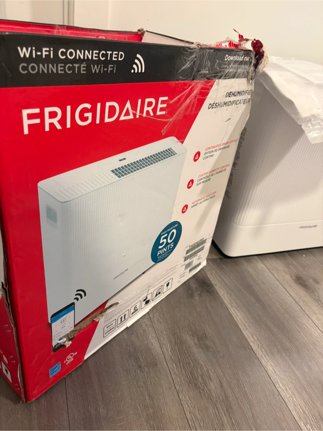 Frigidaire 50 Pint Dehumidifier FHDO50W1 Wi-Fi Connected - photo 3