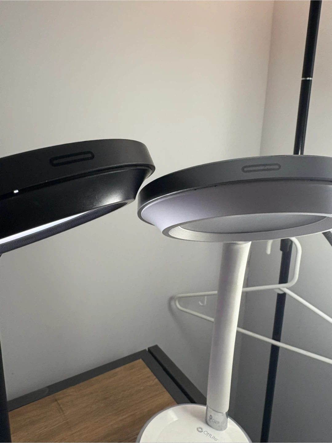 LED Desk Lamp with Wireless Charger and Clock - photo 4