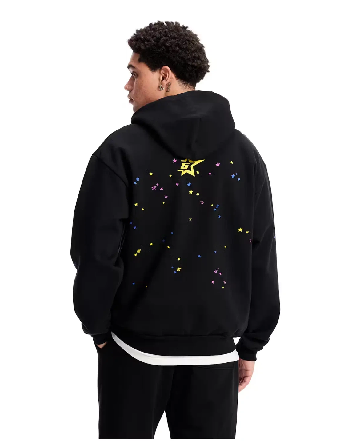 Black sp5der hoodie brand new never worn size Large - photo 4