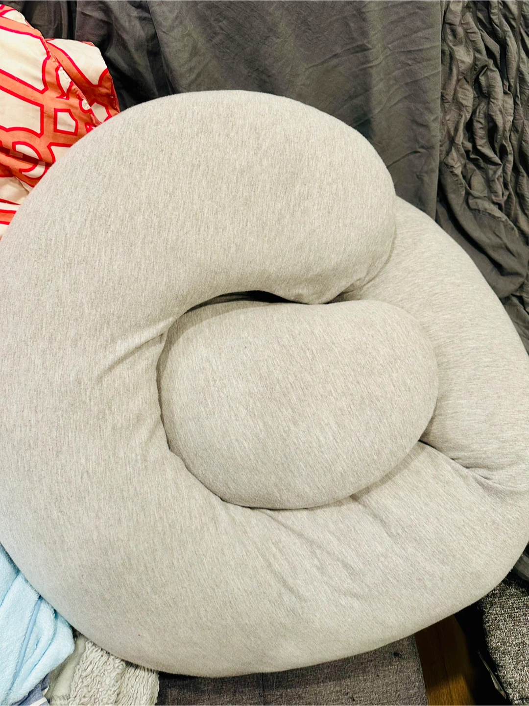 Light Grey Nursing Pillow