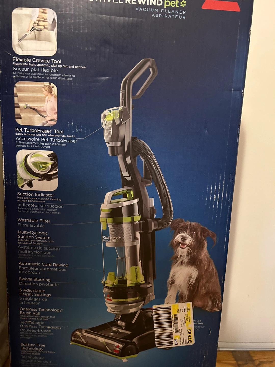 BISSELL PowerGroom Swivel Rewind Pet Vacuum Cleaner - photo 2