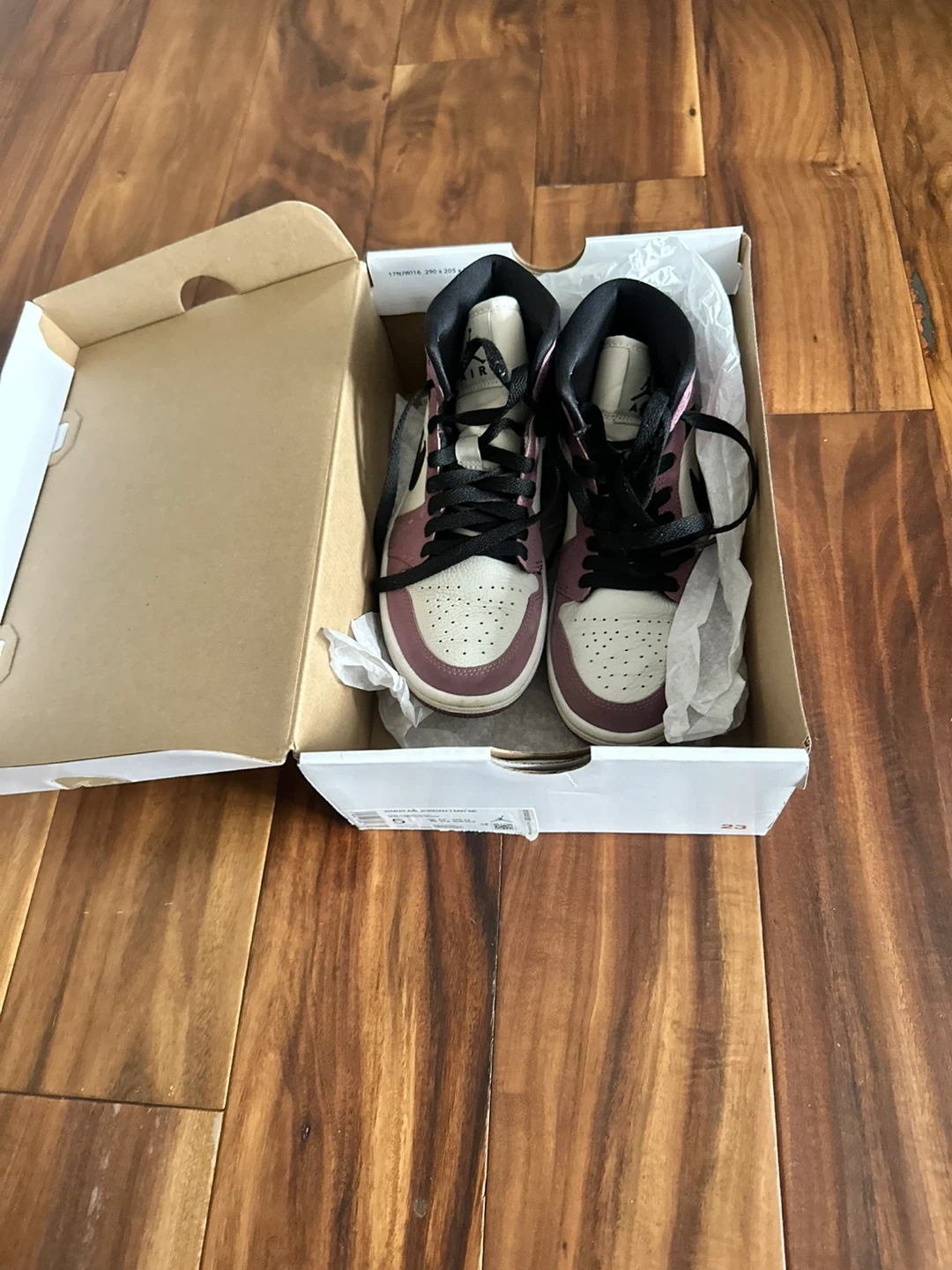Nike Air Jordan 1 Mid Plum Fog - photo 3
