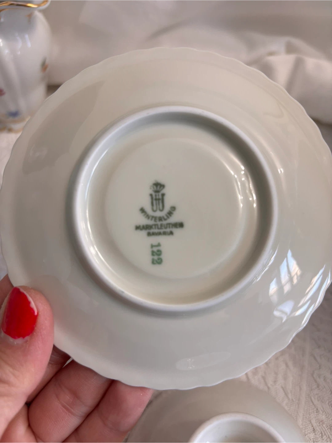 Winterling Marktleuthen Bavaria Tea Cup and Saucer Set - photo 2