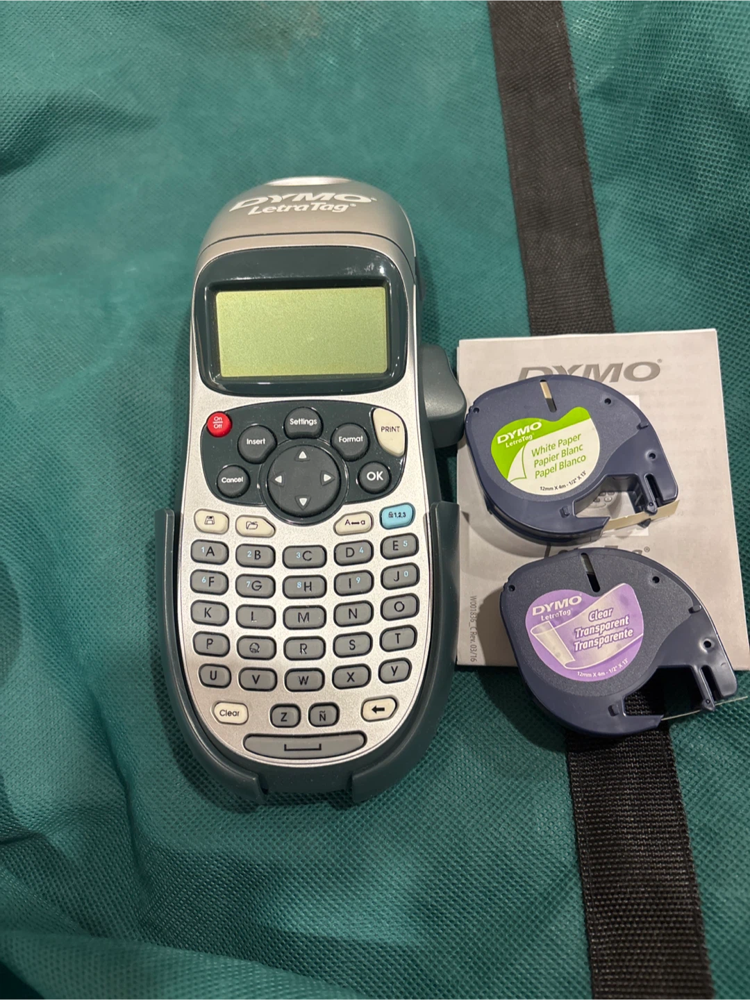 Dymo LetraTag Label Maker with 2 Tapes
