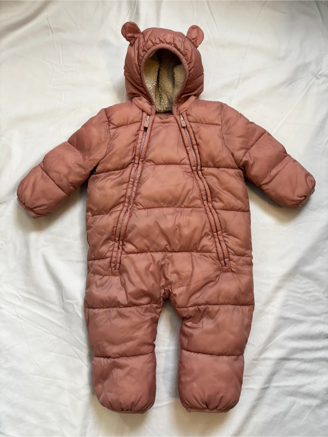 Gap Baby 100% Recycled Heavy Weight Puffer One-Piece