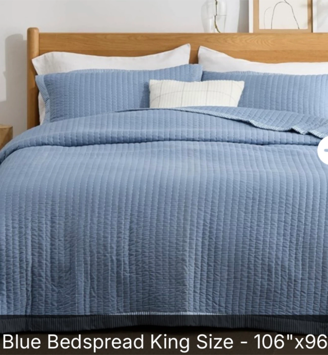 Bedspread King Size - Blue - photo 2