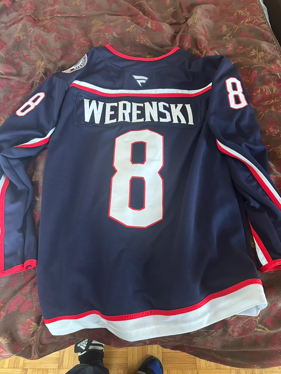Columbus Blue Jackets Werenski #8 Hockey Jersey - photo 2