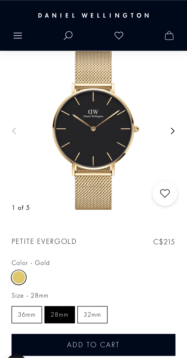 Daniel Wellington Petite Evergold Watch - photo 5