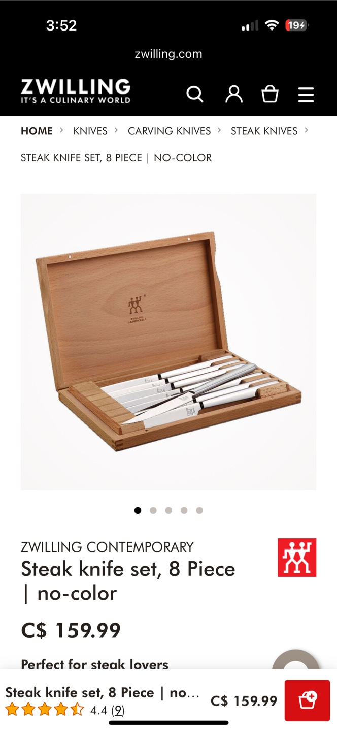 ZWILLING Contemporary Steak Knife Set - 8 Piece - photo 2