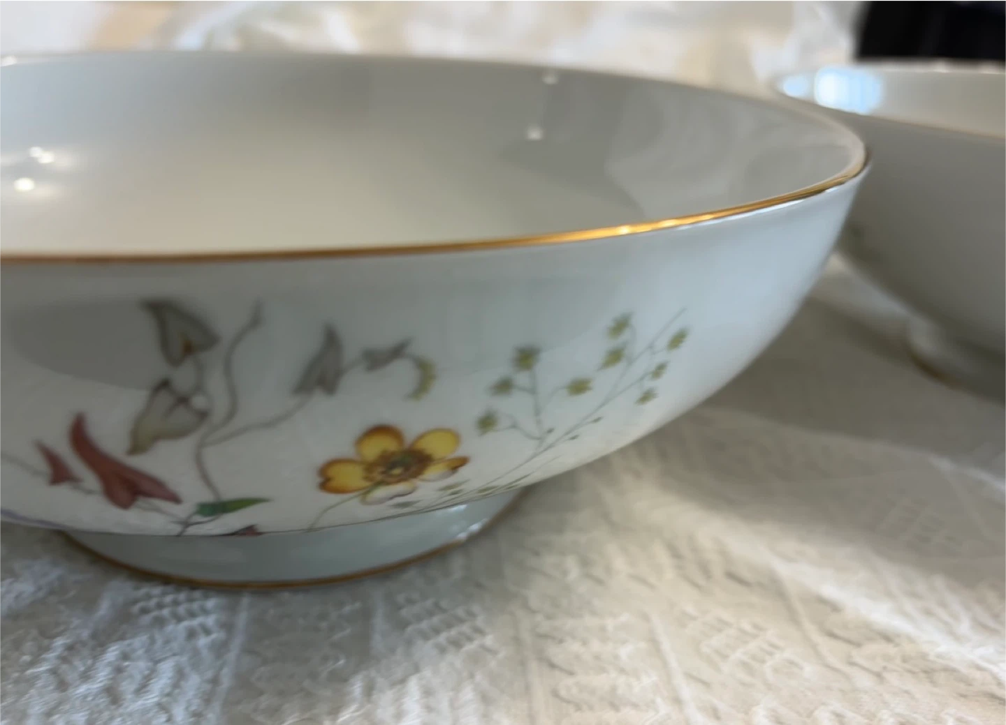 Platter with Bowls Floral Design-Rosenthal Germany Serving - photo 4