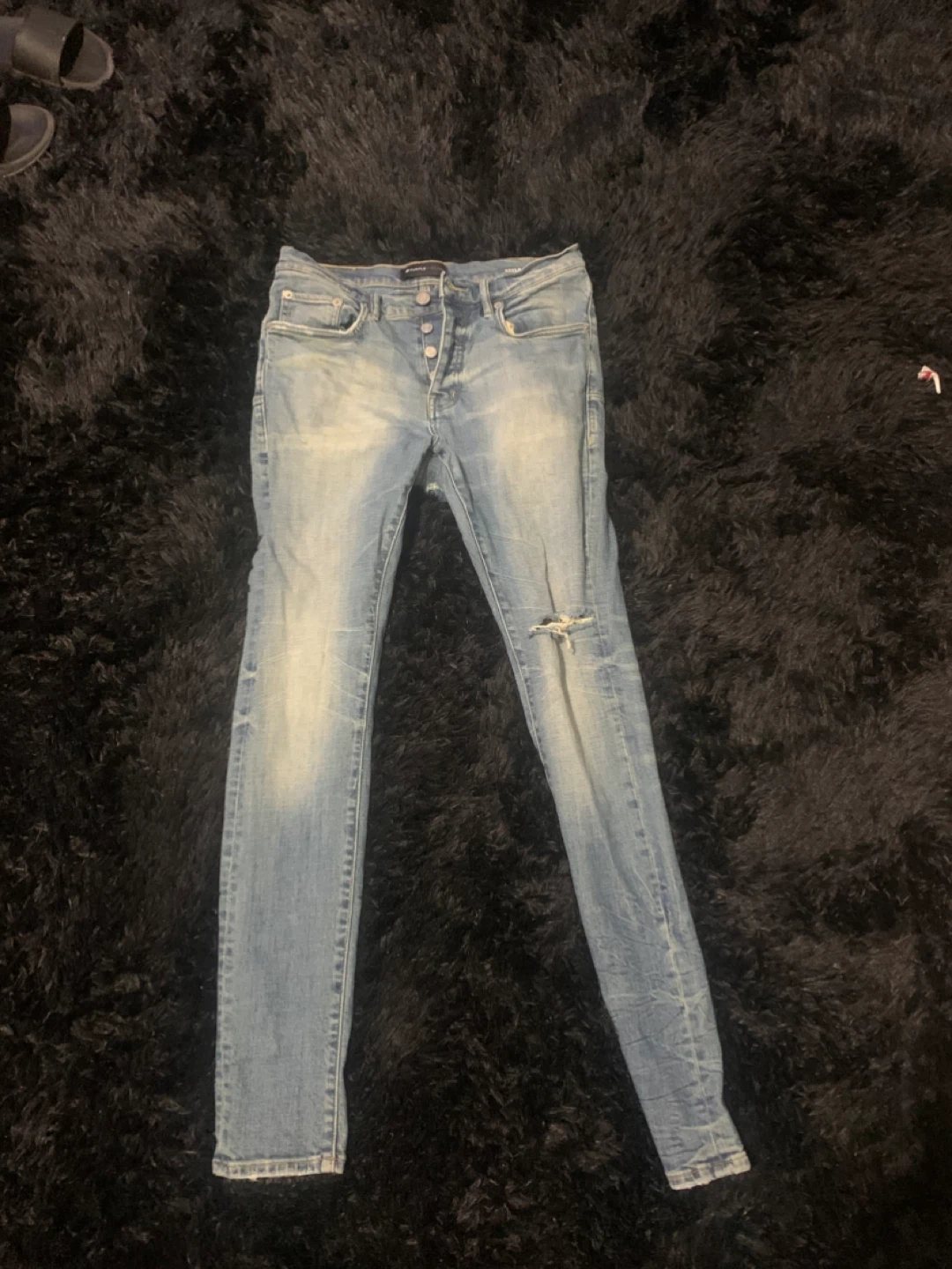 Purple Brand Distressed Slim Fit Jeans