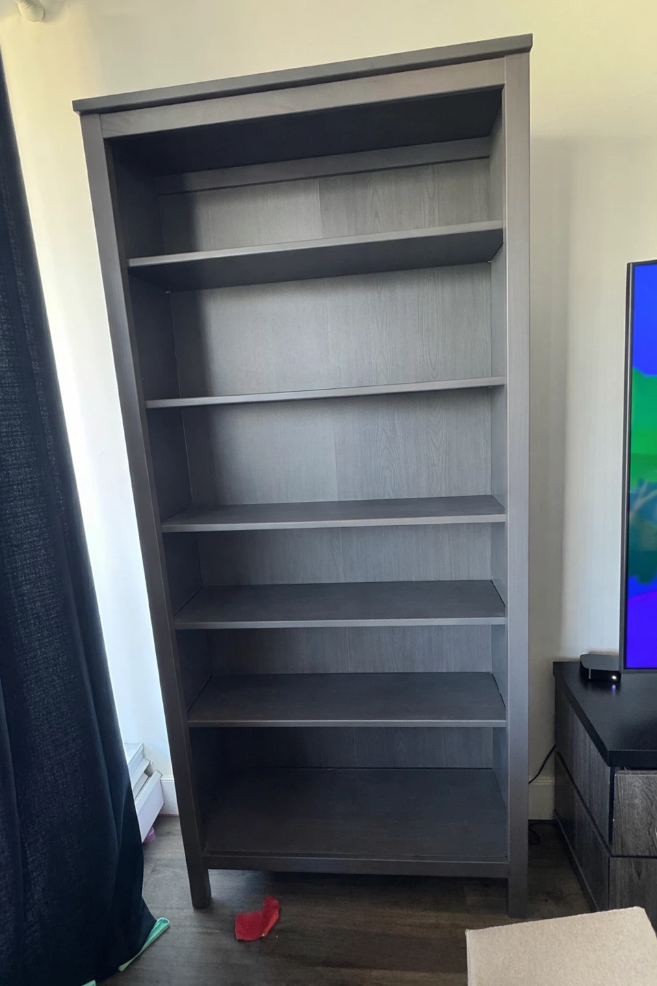 IKEA HEMNES Bookcase, Black-Brown, 90x197 cm