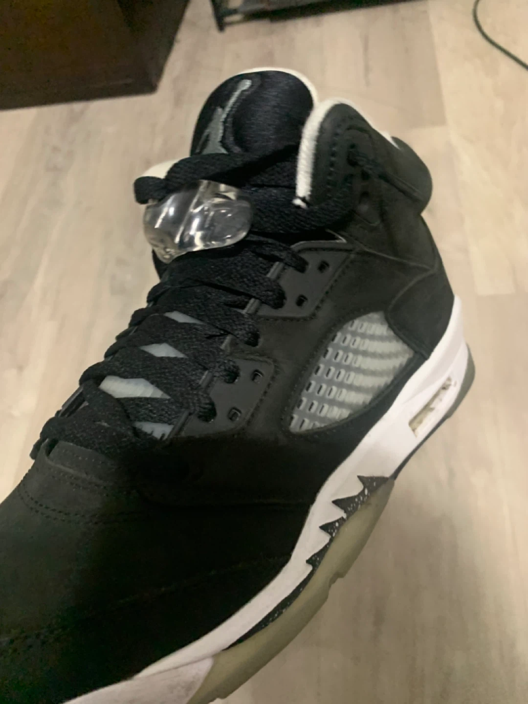 Jordan 5 Retro Black White Men's Sneakers