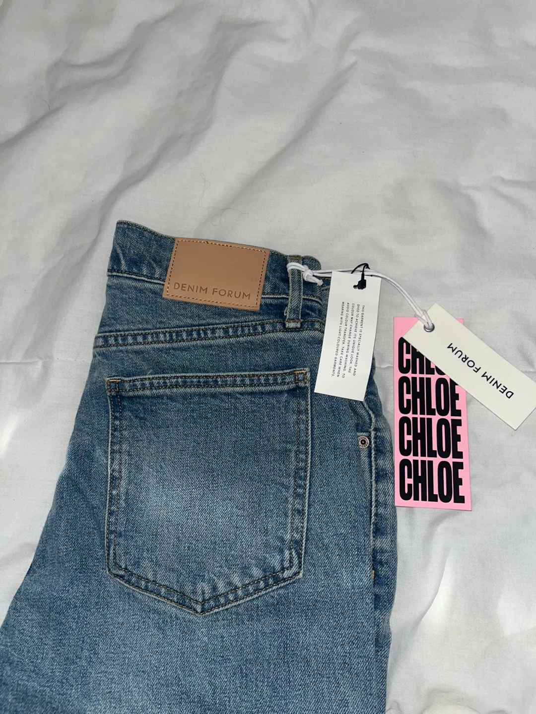 DENIM FORUM The Chloe Hi-Rise Boot Jean