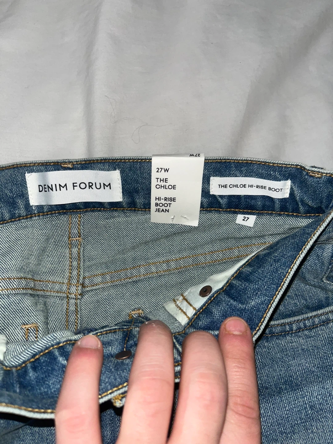 DENIM FORUM The Chloe Hi-Rise Boot Jean - photo 3