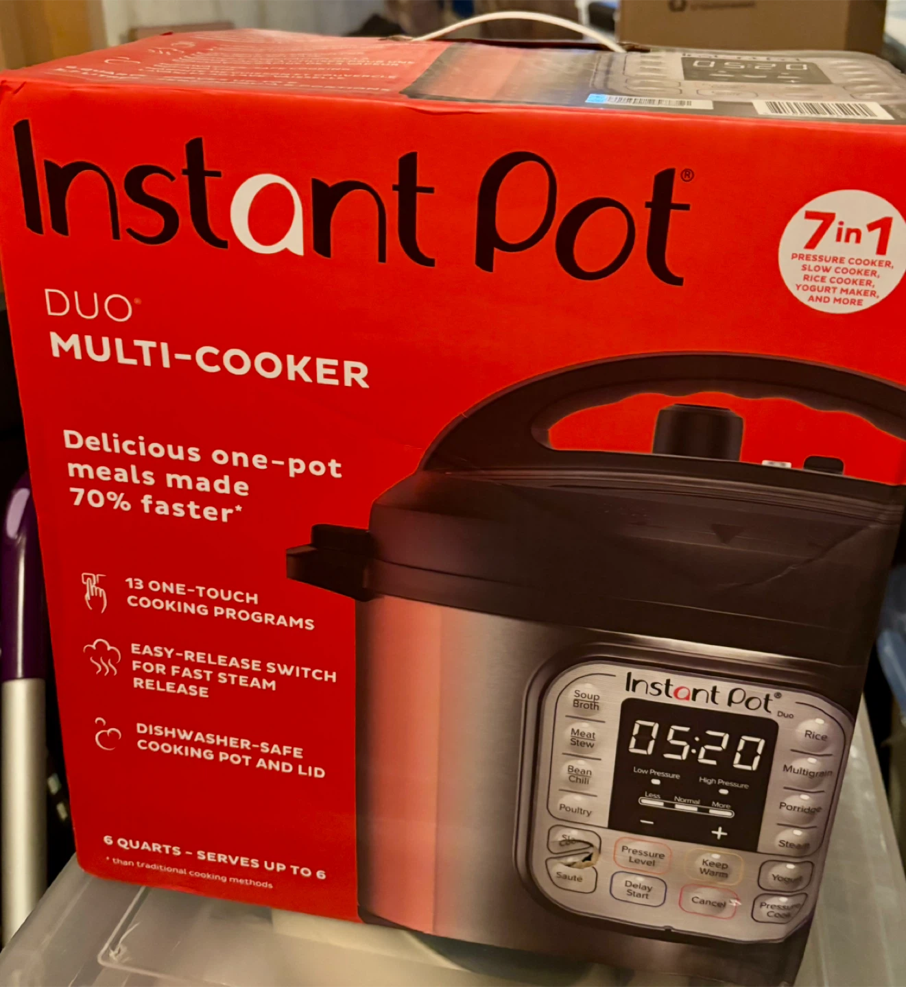 Instant Pot Duo 6-Quart Multi-Cooker