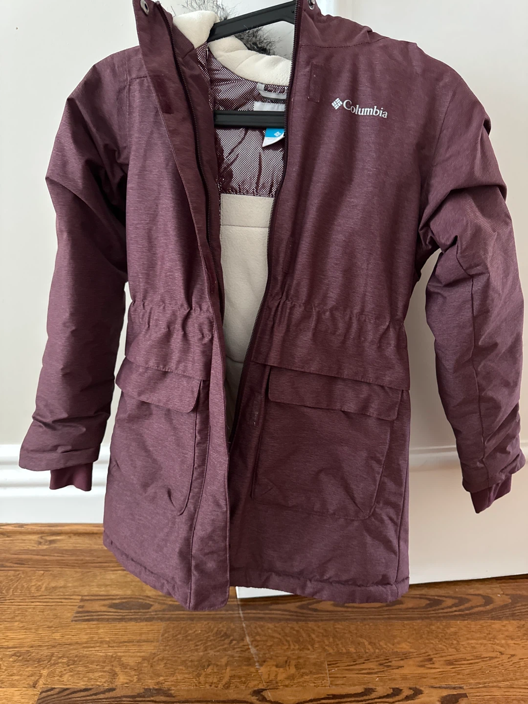 Columbia Girls' Winter Parka Jacket - Size M (10/12)
