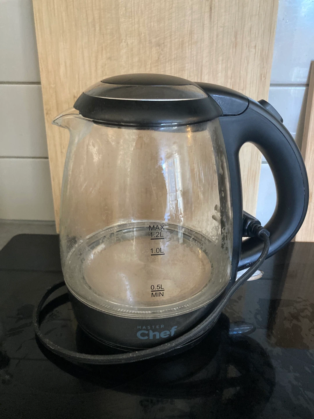 Master Chef Glass Electric Kettle 1.2L