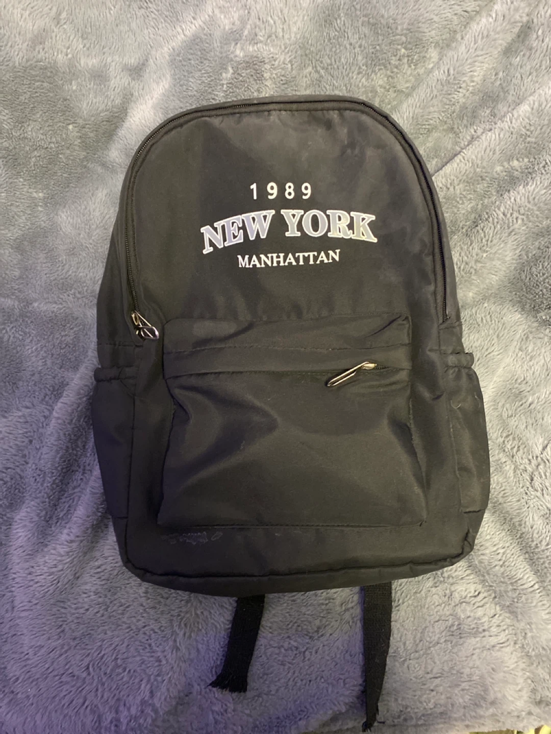 Black New York Manhattan Backpack
