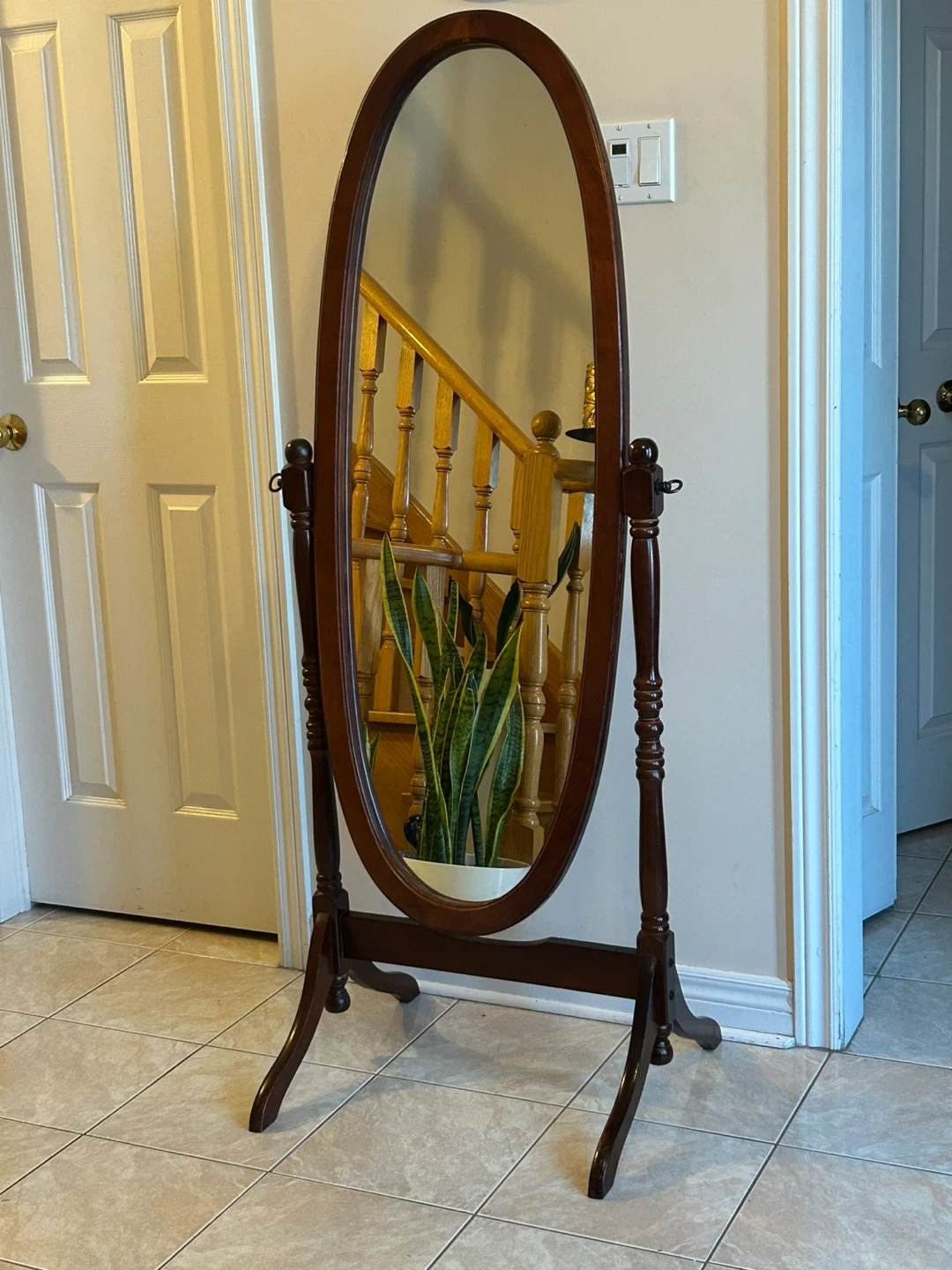 Adjustable Full Length Cheval Mirror