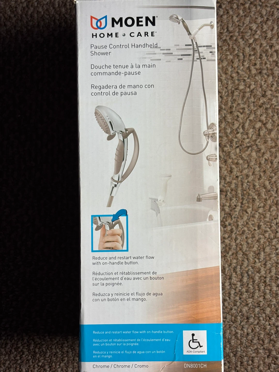 MOEN Home Care Pause Control Handheld Shower - photo 3