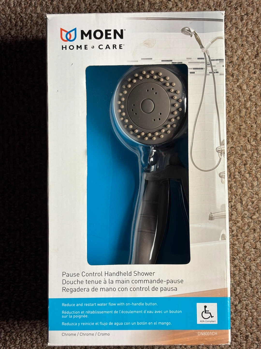 MOEN Home Care Pause Control Handheld Shower