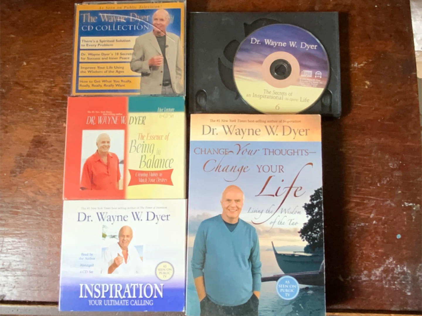 Dr. Wayne W. Dyer CD Collection and Books