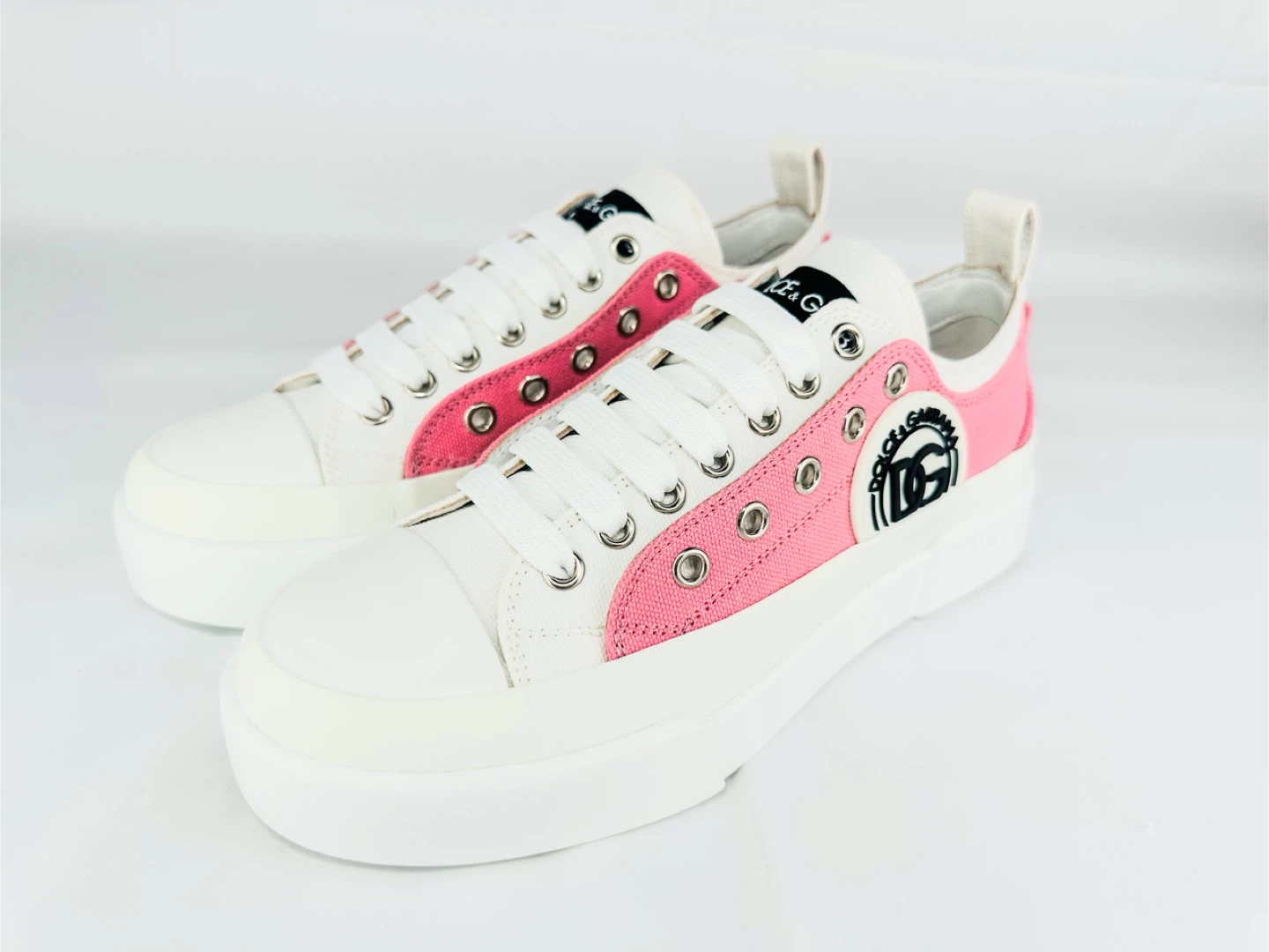 Dolce & Gabbana Portofino Layered — White/Pink — EU 36 (US 6) - photo 3