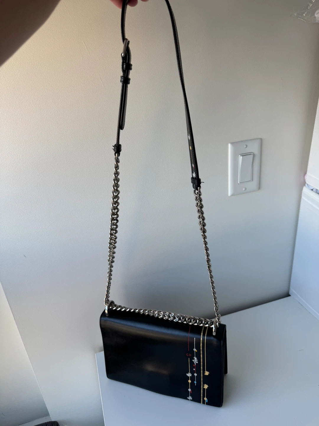 AUTHENTIC Christian DIOR Calfskin Diorama Flap Bag - photo 2