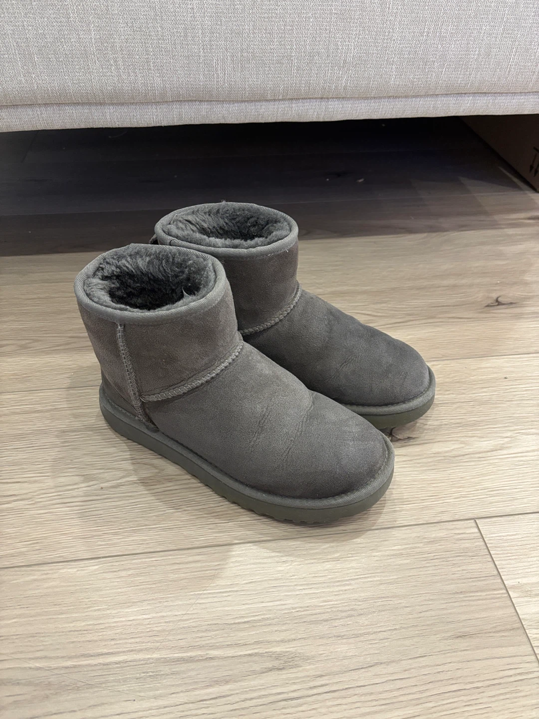 UGG Classic Mini II in grey size 6