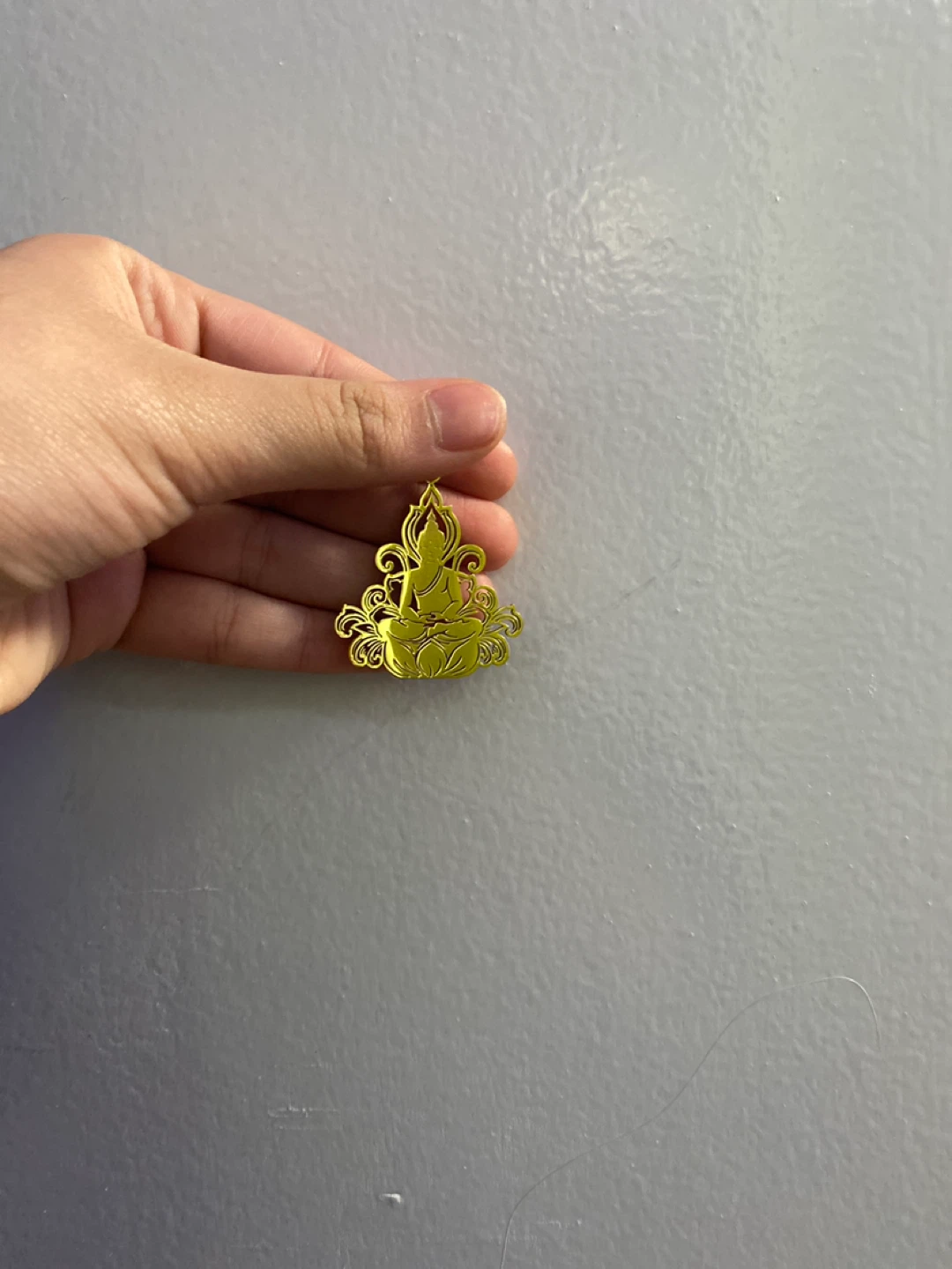 Gold Tone Buddha Pendant Necklace Charm 🏆 - photo 5