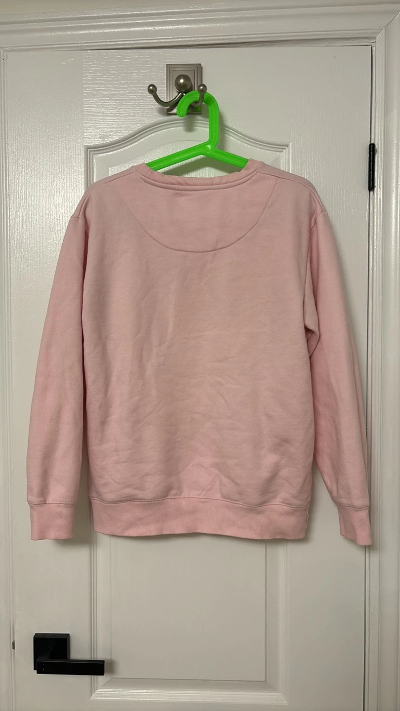 Pink Frenchie crew neck sweatshirt sz S/M - photo 2
