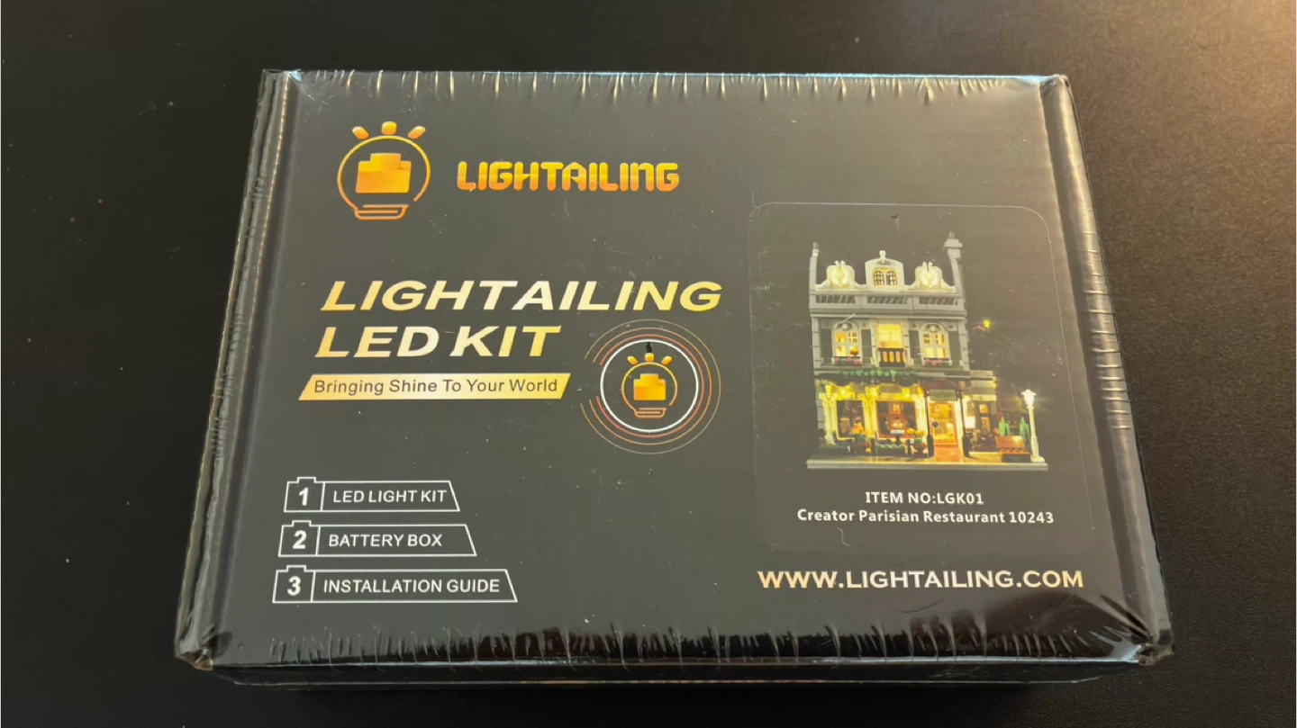 LED Lighting Kit for LEGO 10243 Parisian Restaurant - New
