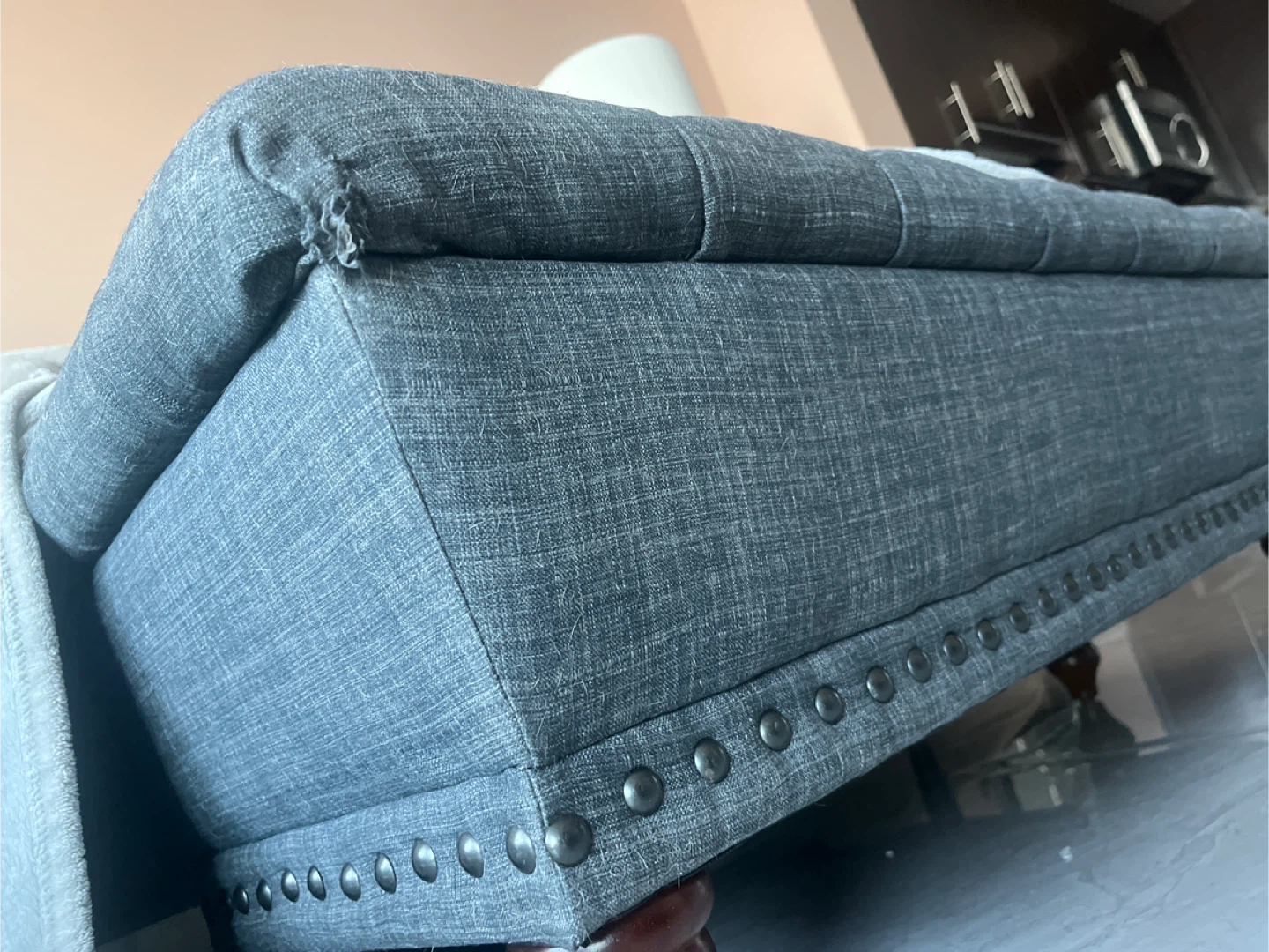 Tufted Storage Bench Ottoman - photo 5