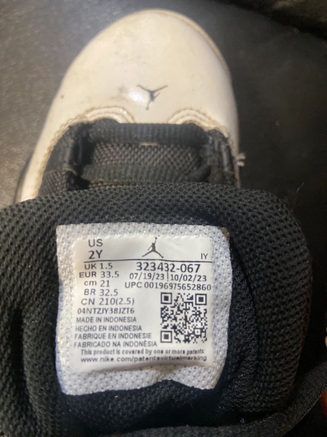 Jordan 6 Rings Kids Shoes Size 2Y - photo 2