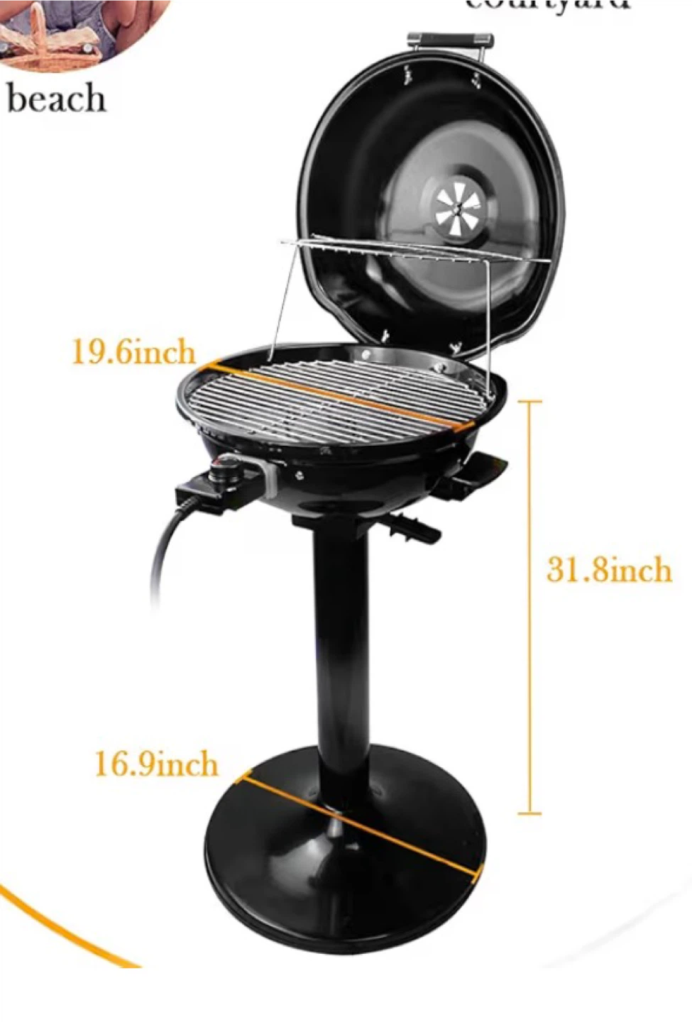Techwood Electric BBQ Grill - photo 4