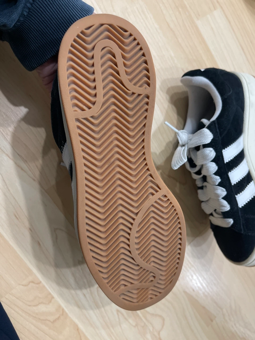 Adidas Campus Black White Suede Shoes size EUR 38 - photo 3