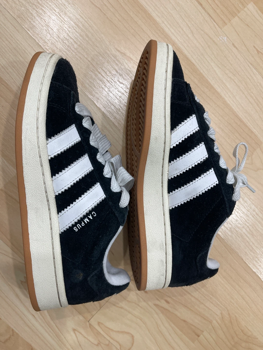Adidas Campus Black White Suede Shoes size EUR 38 - photo 2