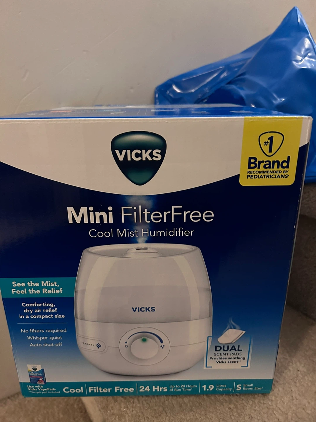 Vicks Mini FilterFree Cool Mist Humidifier