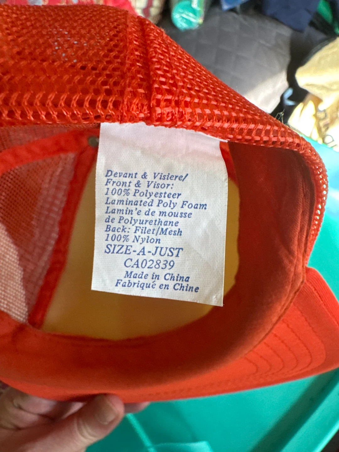 Vintage Foremost Orange Mesh Trucker Hat - photo 3