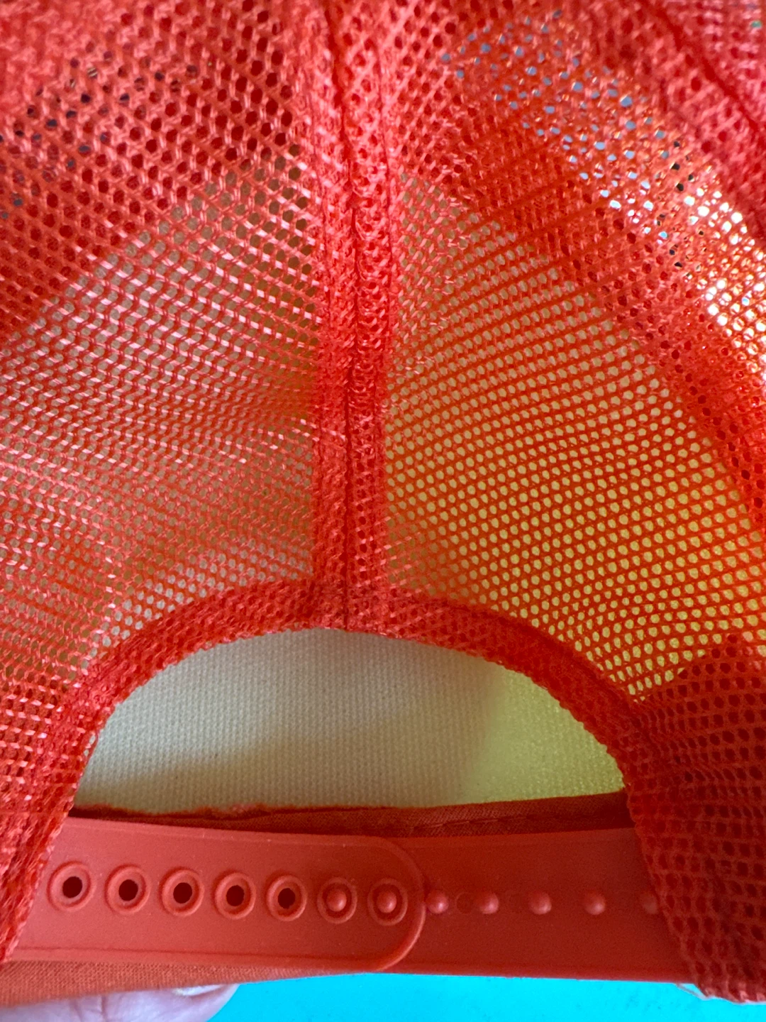 Vintage Foremost Orange Mesh Trucker Hat - photo 2
